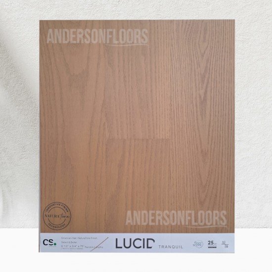 Canadian Standard, LUCID Planks 6½” x 3/4" Engineered Hardwood - Tranquil Canadian Standard, LUCID Planks 6½” x 3/4" Engineered Hardwood - Tranquil